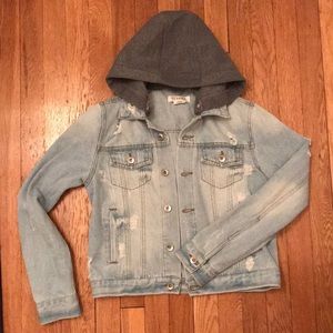 Distresses Jean Jacket